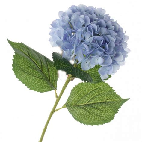 Large Silk Hydrangeas Blue Cm Artificial Flowers