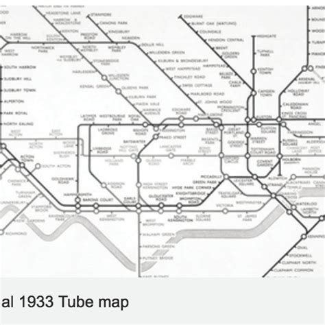 The First London Underground Map 1908 Download Scientific Diagram