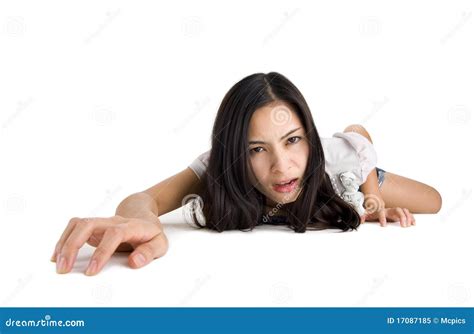 Woman Crawling On All Fours Stock Image CartoonDealer Com