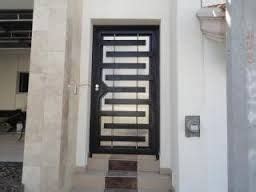 Resultado De Imagen Para Puerta De Herreria Minimalista Grill Door Design Iron Front Door
