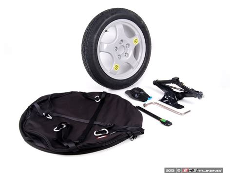 Spare tire wheel donut flat,donut compact space saver,emporary mini small,,temporary mini small,,compact rim structure: ECS News - Genuine BMW Spare Tire Kit