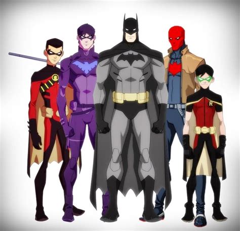 Batman And All His Robins Nightwing Young Justice Young Justice Bat