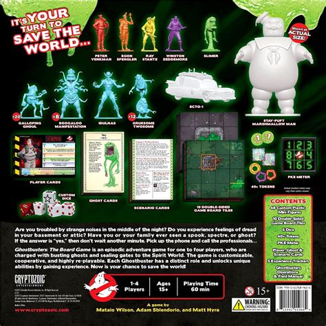 Ghostbusters Ghostbusters Board Game Cryptozoic Entertainment Toywiz