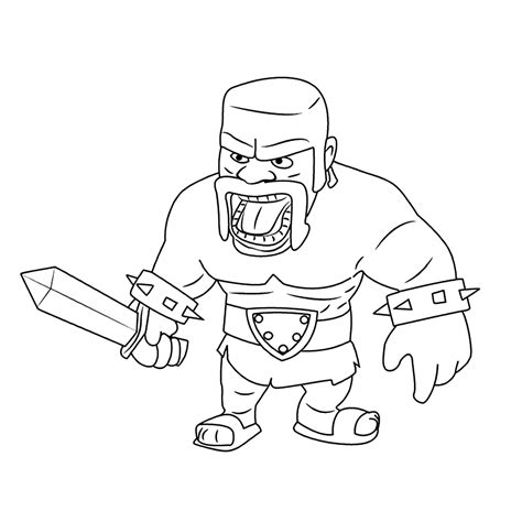 37+ Kleurplaat Clash Of Clans