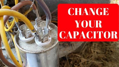 How To Change A Capacitor On An Air Conditioner Youtube