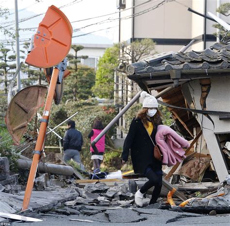 Japan Earthquake Of 74 Magnitude Comes 24 Hours After Country Was Hit