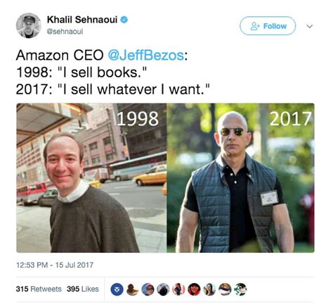 Amazon Boss Jeff Bezos Then And Now Elite Trader