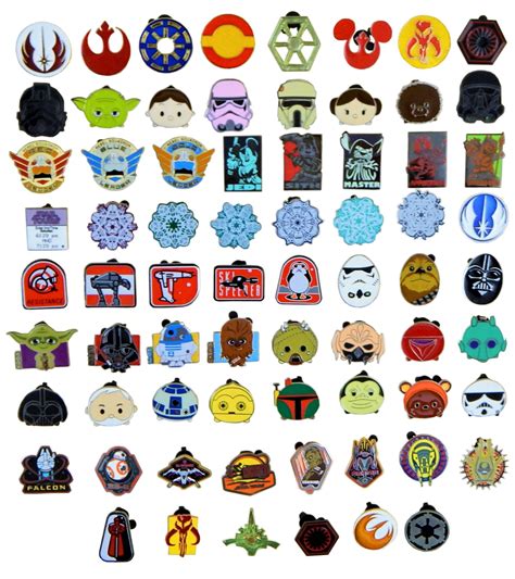 Star Wars Themed 25 Assorted Disney Park Trading Pins Starter Set ~ Brand New Ebay