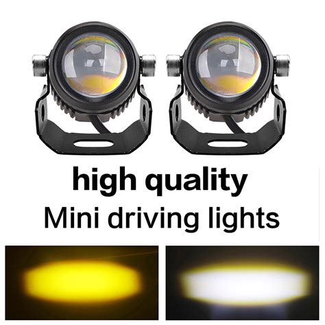 K3s ripper dual/combo high and low beam yellow/white motorcycle/car universal led new generation micro driving lights 30w super power efficient. MINI DRIVING LIGHT WHITE/ YELLOW hi/lo headlight white ...