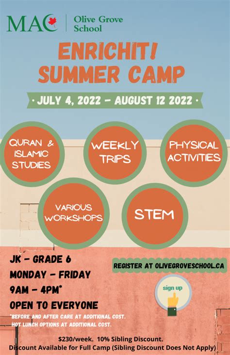 Ogs Summer Camp 2022 Olive Grove School
