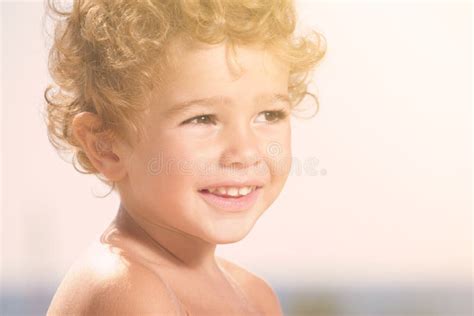 Little Boy Smiling Stock Image Image Of Person Caucasian 72904339
