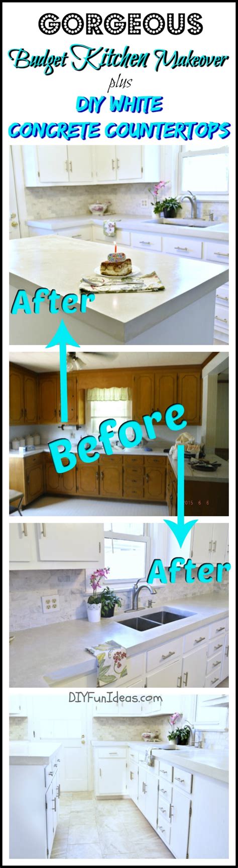 Quartz may sound like a precious material, but when you're talking about countertops, quartz typically refers to engineered stone. GORGEOUS BUDGET KITCHEN MAKEOVER WITH WHITE CONCRETE ...