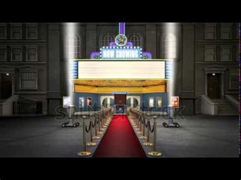 Prep and roll in any videos. Blank Old Fashioned Movie Marquee And Panning Spotlights Shining In The Air - YouTube