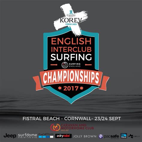2017 korev english interclub surf championships supported by caravan and motorhome club surfing