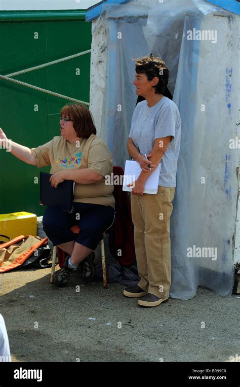 Captain Linda Greenlaw Of The Hannah Boden Fishing Boat Sister Ship Of