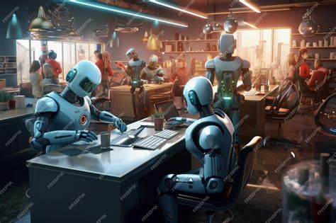 Premium AI Image | Unlocking the Future The Language of Robot Communication