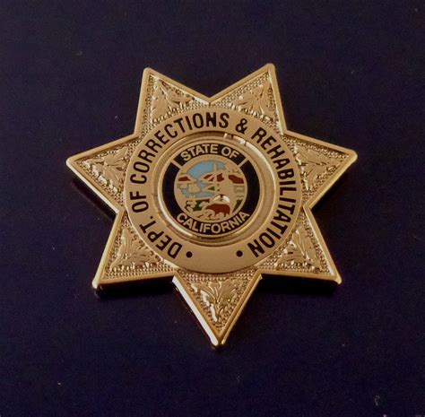 Cdcr California Department Of Corrections And Rehabilitation Mini Badge