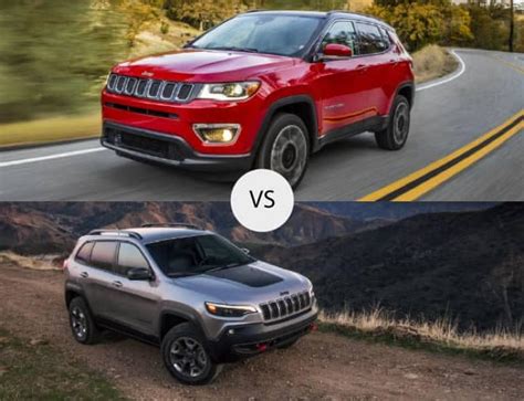 2021 Jeep Compass Vs 2021 Jeep Cherokee Compare Suvs Milledgeville Chrysler Dodge Jeep Ram