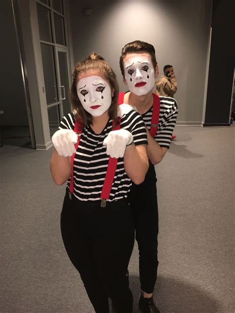 Mime Costume Hot Halloween Outfits Mime Costume Carnival Costumes