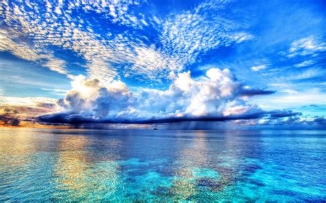 Wallpaper 2560x1600 Px Clouds Landscape Nature Photography Sea