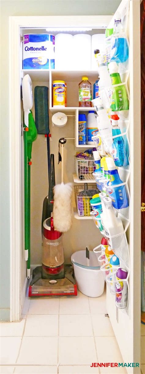 Maybe you would like to learn more about one of these? Cleaning Closet Organization and Tips | Broom closet ...