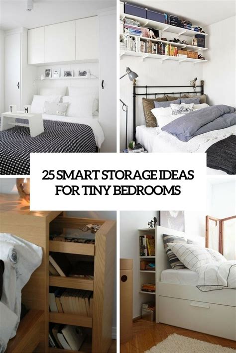 10 Wonderful Storage Ideas For Small Bedrooms 2024