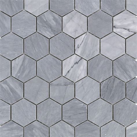 Halley Gray Hexagon Marble Tile Hexagon Marble Tile Tile Floor Hexagon Tiles