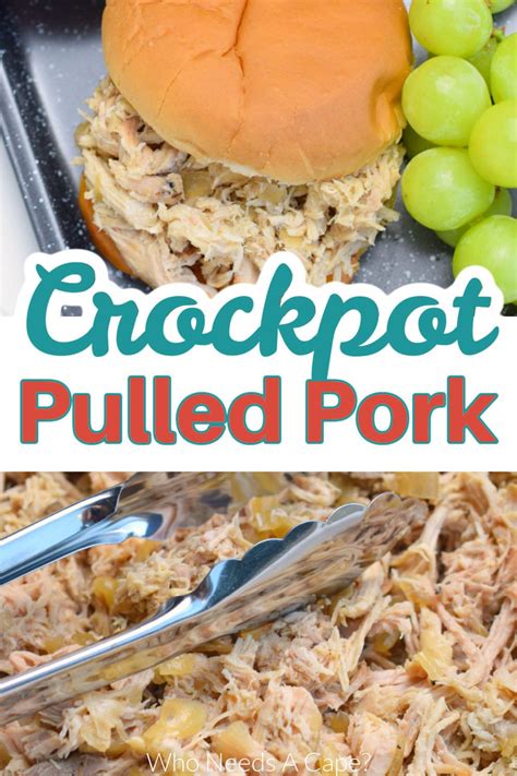 Crockpot Easy Pulled Pork Easy Pulled Pork Easy Slow Cooker Recipes