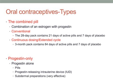Oral Contraceptive And Hormone Replacement Therapy Flashcards Quizlet