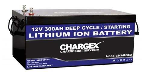 12v 300 Ah Lithium Ion Battery Deep Cycle Lithium Ion Battery Chargex