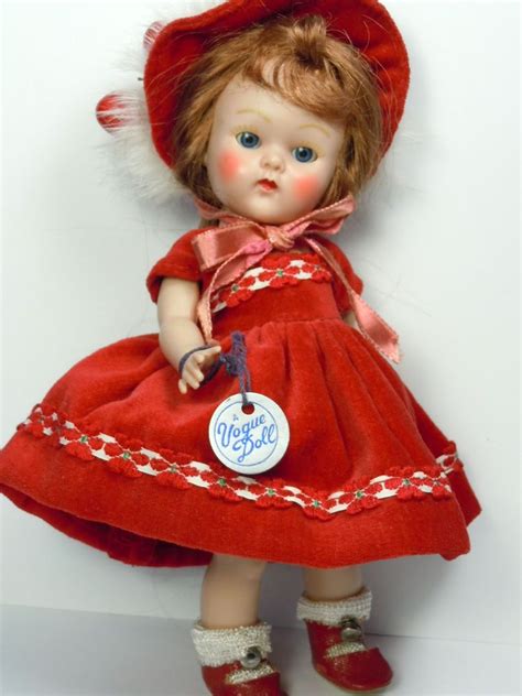 1953 Vogue Ginny Doll 64 Ginger Original Outfit W Red Cs Shoes