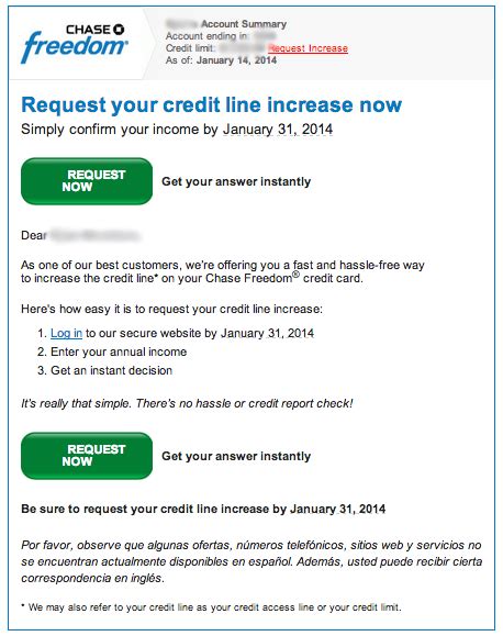 Chase Credit Line Increases Cli Consolidated Page Flyertalk
