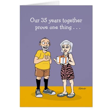 Funny 35th Anniversary Card