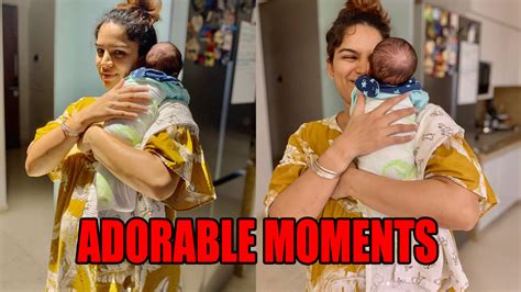 Kumkum Bhagya Fame Shikha Singhs Adorable Moments With Baby Iwmbuzz