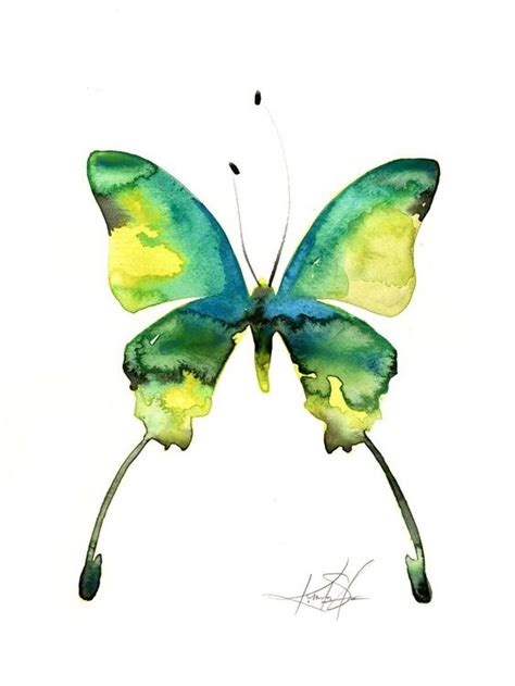 Watercolor Butterfly 5 Abstract Butterfly Watercolor Painting 2016