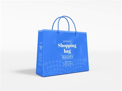 Maqueta De Marca De Bolsa De Compras Brillante Archivo Psd Premium