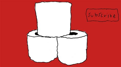 A 3 Stack Of Toilet Paper Youtube