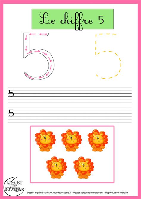 Apprendre À Écrire Les Chiffres En Maternelle - PrimaNYC.com