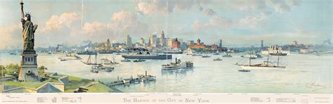 Harbor Of The City Of New York 1898