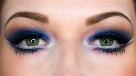 Midnight Blue Eyes New Years Party Makeup Youtube