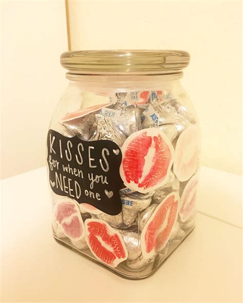 New Valentine S Day Mason Jar Ideas Hershey Kisses Gifts Jar Mason