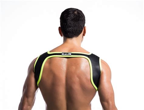 Neoprene Harness Shoulder Strap Mens Fitness Shoulderpads Muscles
