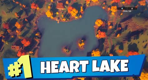 How well do you know the fortnite map? Fortnite Heart Lake Location: Catch fish at Heart Lake ...