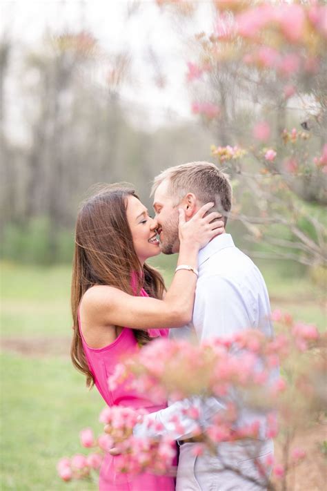 Golden Hour Engagement Session At Pursell Farms Alabama Wedding