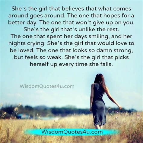 Shes The One That Wont Give Up On You Wisdom Quotes