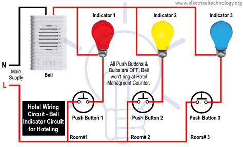 Hotel Wiring Circuit Bell Indicator Circuit For Hotelling