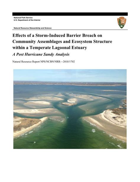 Effects Of A Storm Induced Barrier Breach On Community Assemblages And