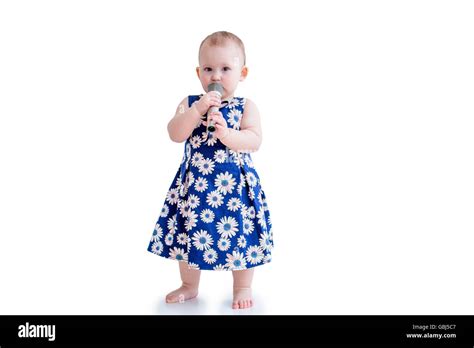 Little Baby Girl Stock Photo Alamy