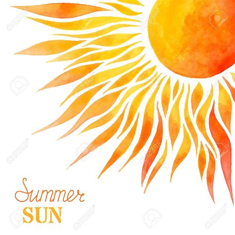 Resultado De Imagen Para Medio Sol Animado Watercolor Summer Sun