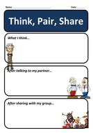 When pairs brainstorm together, each student learns from their partner. Assessment for learning - Think, Pair, Share by Robbo147 ...